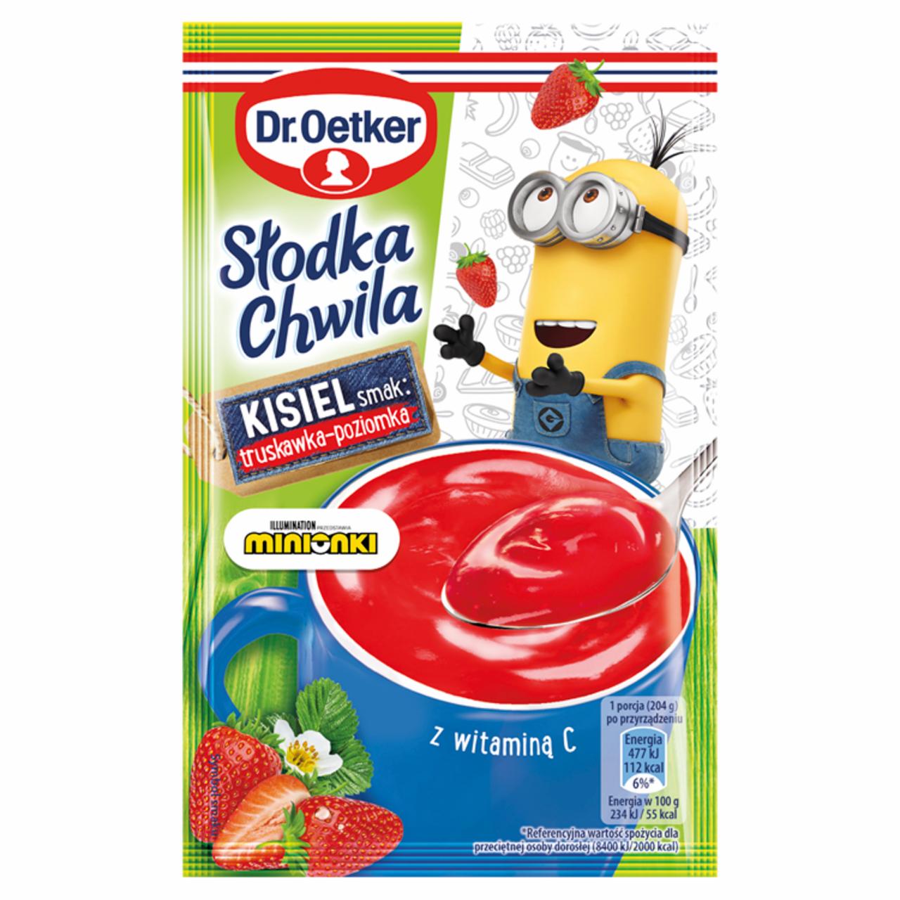 Zdjęcia - Dr. Oetker Słodka Chwila Kisiel smak truskawka-poziomka 29 g