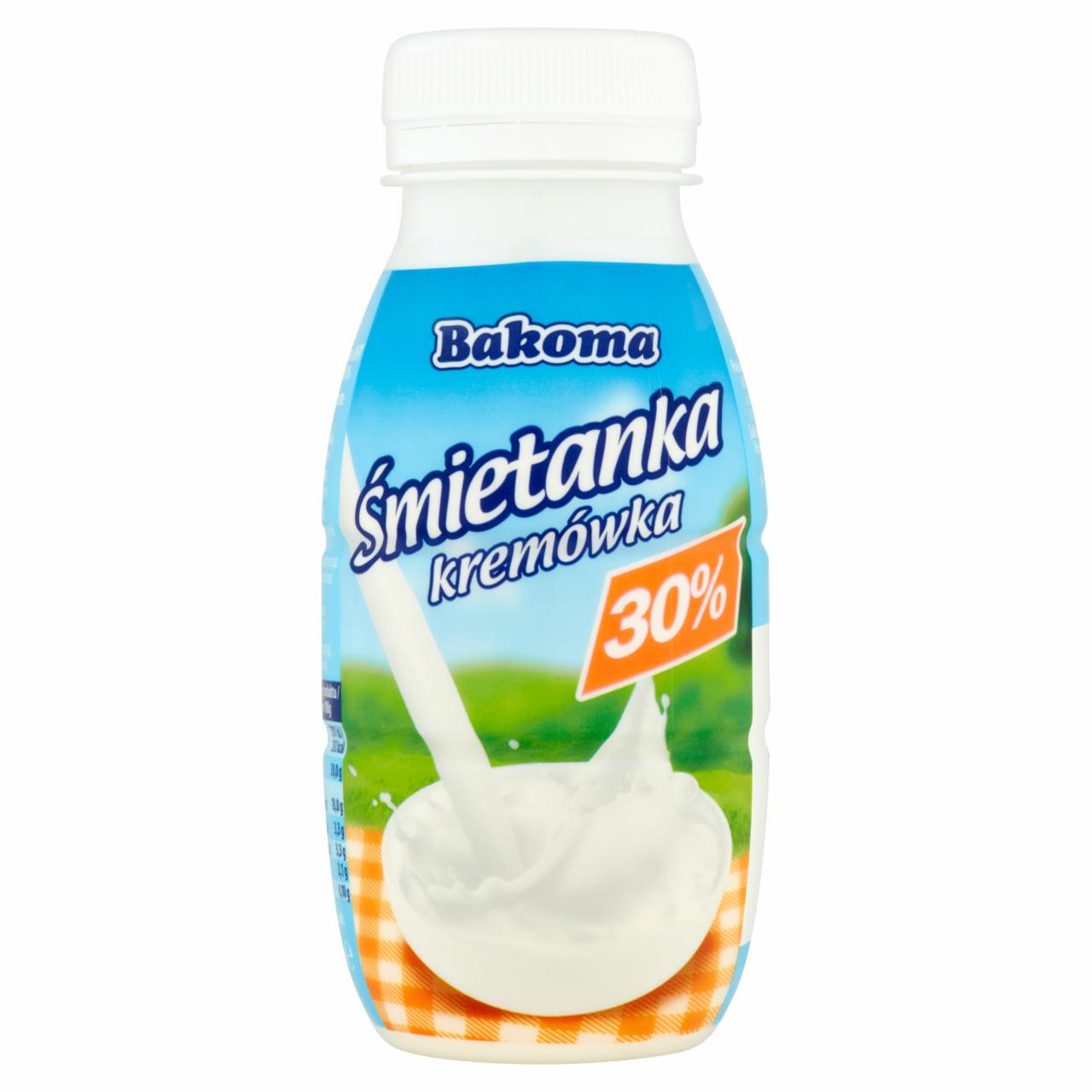 Zdjęcia - Bakoma Śmietanka kremówka 30% 190 g