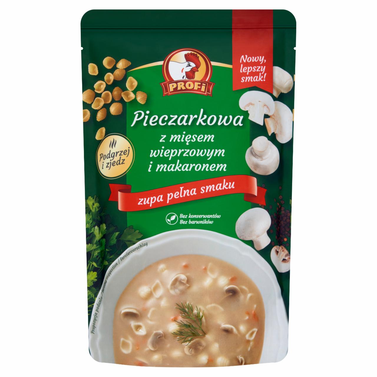 Zdjęcia - Profi Pieczarkowa z mięsem wieprzowym i makaronem 450 g