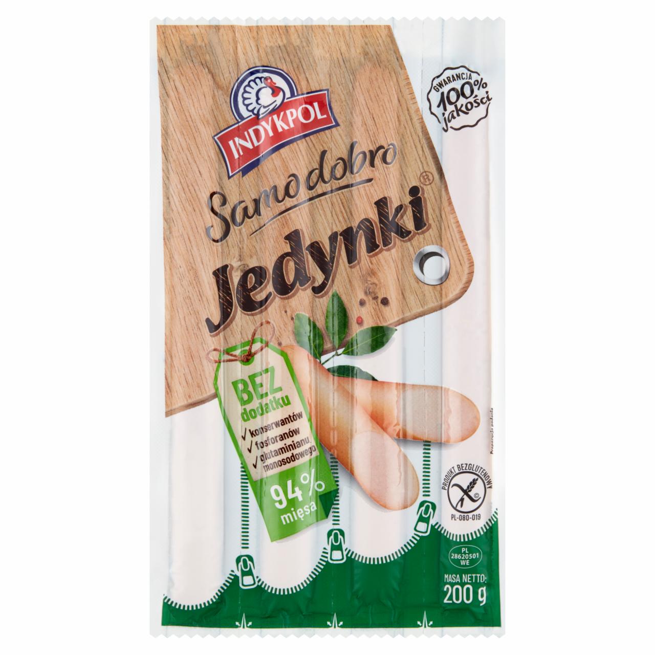 Zdjęcia - Indykpol Samo dobro Jedynki Kiełbasa 200 g