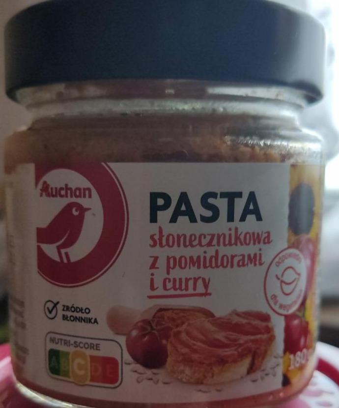 Zdjęcia - Pasta słonecznikowa z pomidorami i curry Auchan