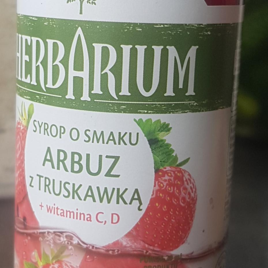 Zdjęcia - Syrop o smaku arbuz z truskawką Herbarium