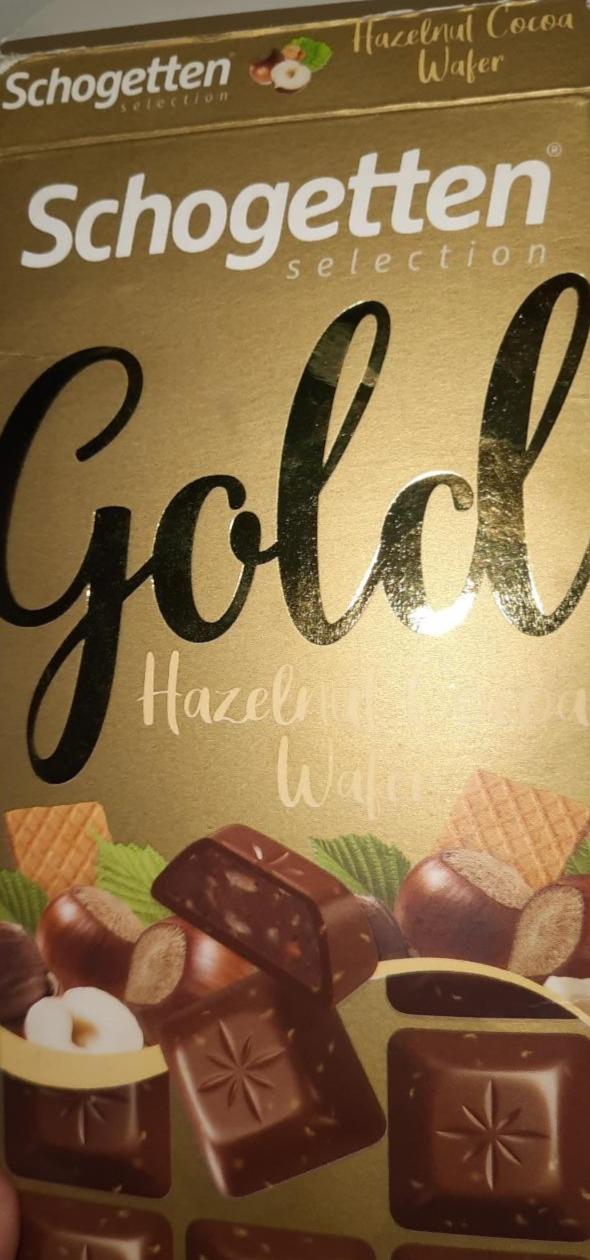 Zdjęcia - Schogetten Gold Hazelnut Cocoa Wafer