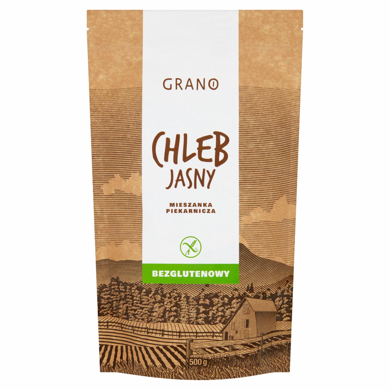 Zdjęcia - Grano Chleb jasny bezglutenowy mieszanka piekarnicza 500 g