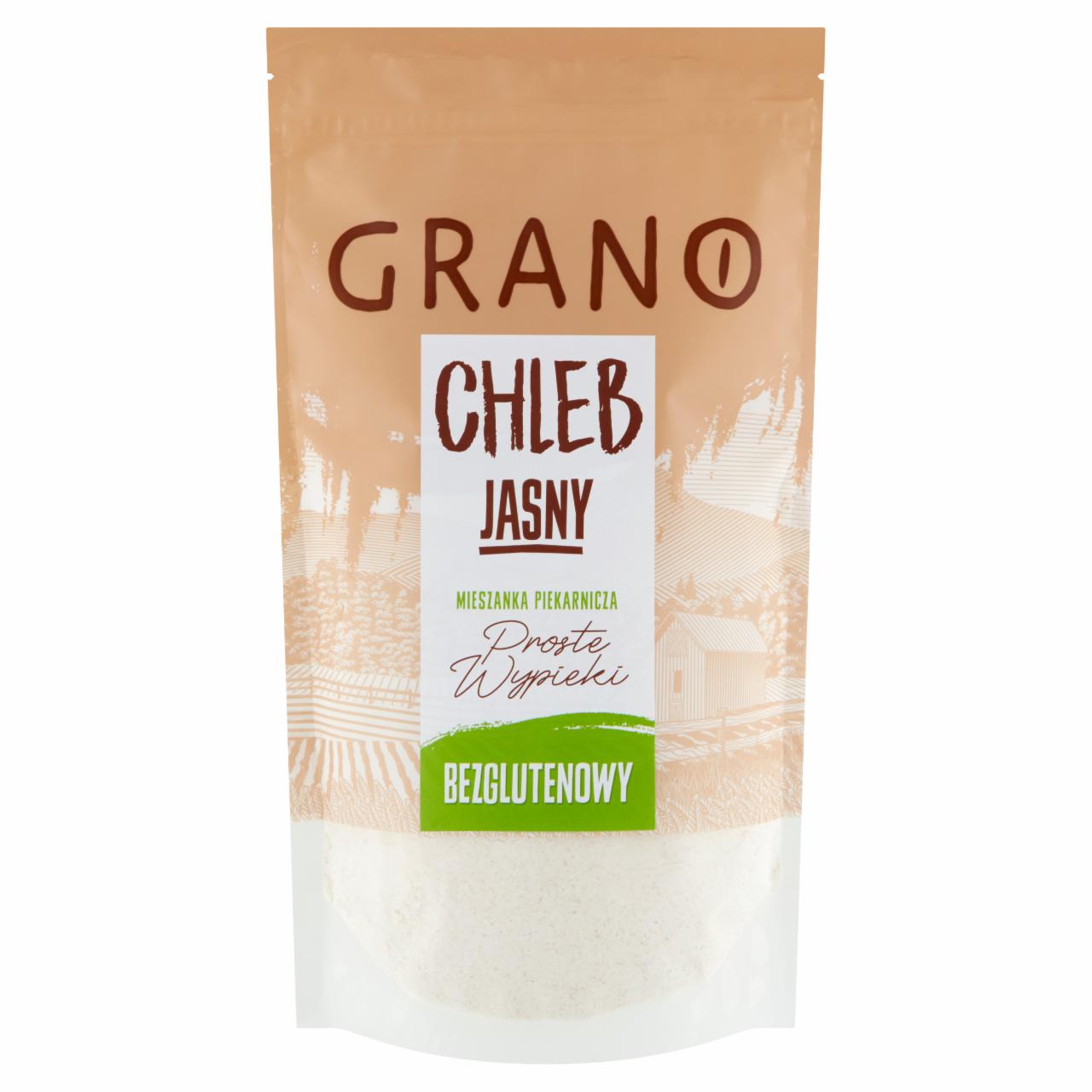 Zdjęcia - Grano Chleb jasny bezglutenowy mieszanka piekarnicza 500 g