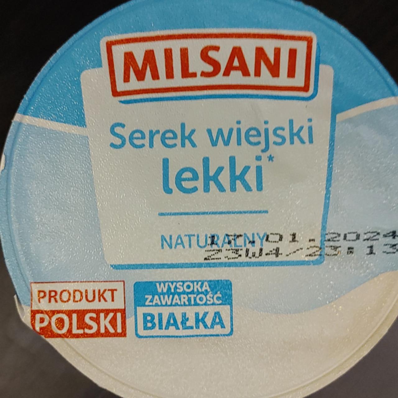 Zdjęcia - Serek wiejski lekki Milsani