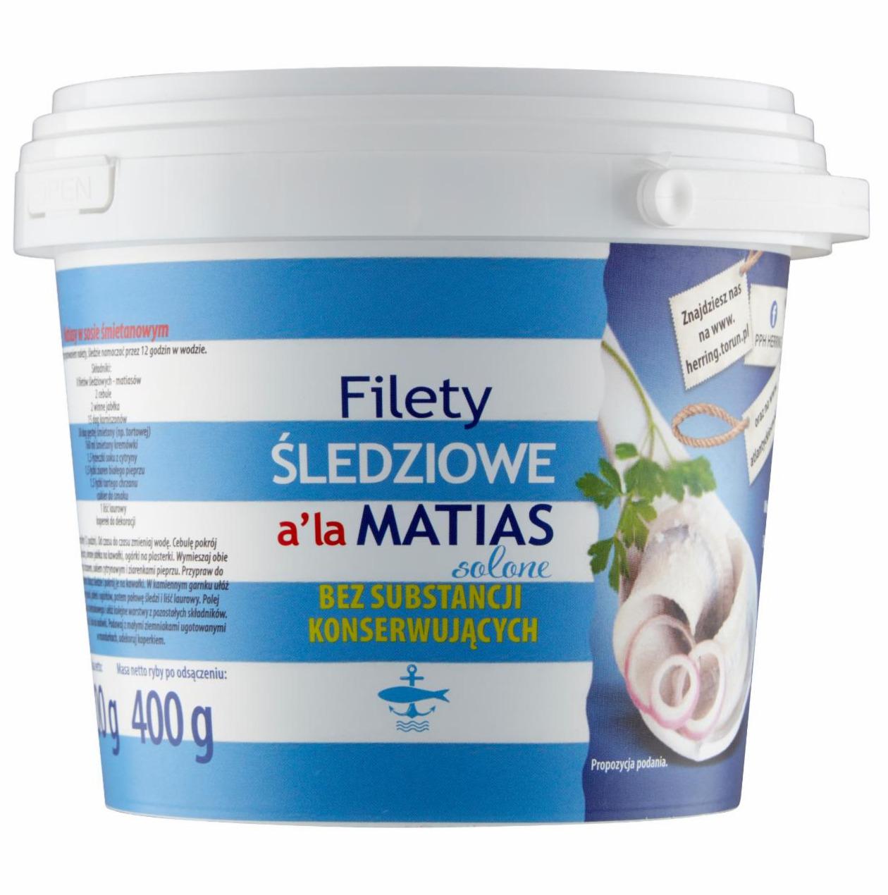 Zdjęcia - Herring Filety śledziowe a'la Matias solone 800 g