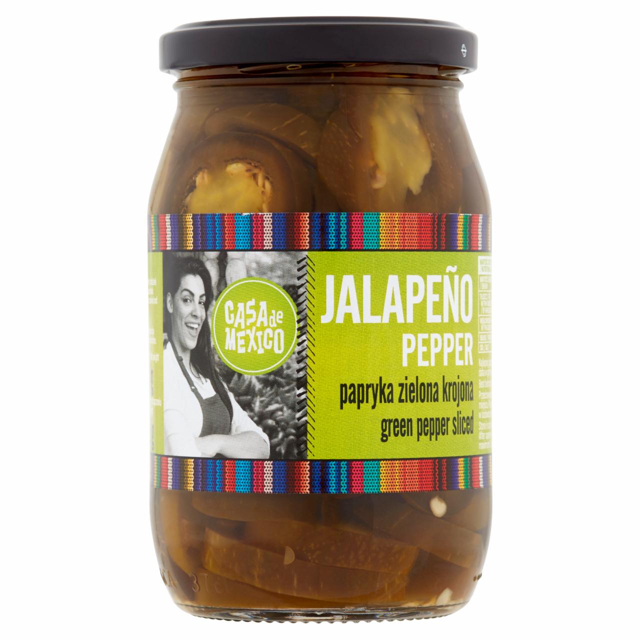 Zdjęcia - Papryka zielona Jalapeño krojona Casa de Mexico