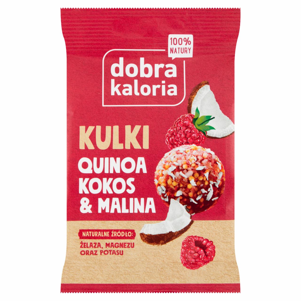 Zdjęcia - Dobra Kaloria Quinoa na okrągło kokos & malina 24 g