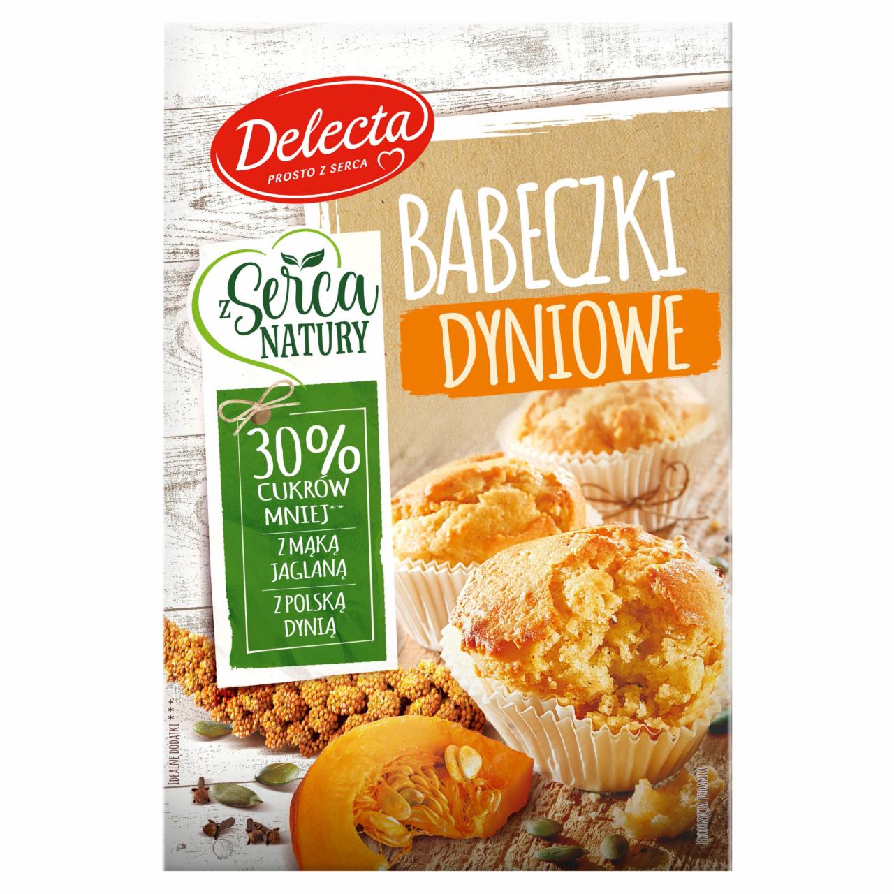 Zdjęcia - Delecta Z serca natury Babeczki dyniowe 300 g