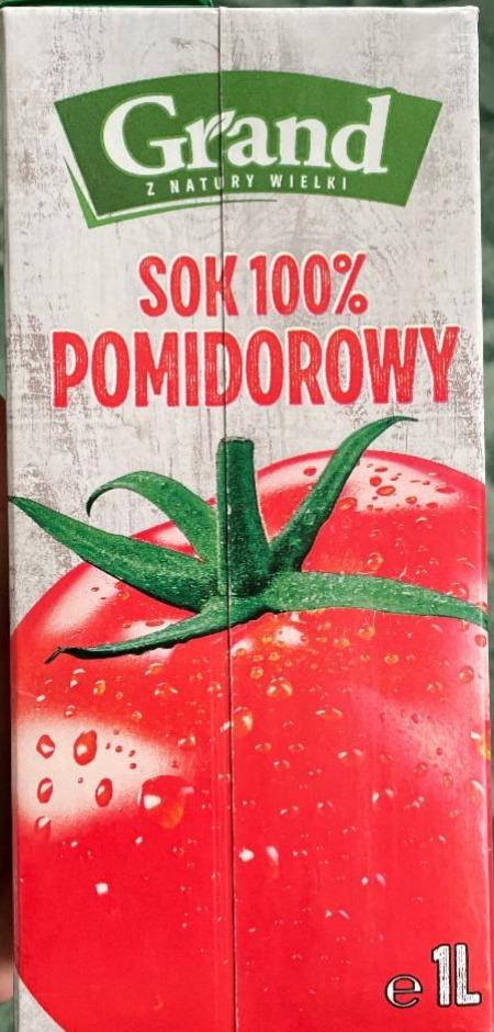 Zdjęcia - Sok 100% pomidorowy Grand