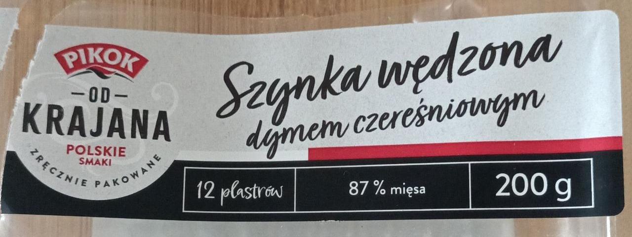 Zdjęcia - Szynka wędzona dymem czereśniowym Pikok od krajana