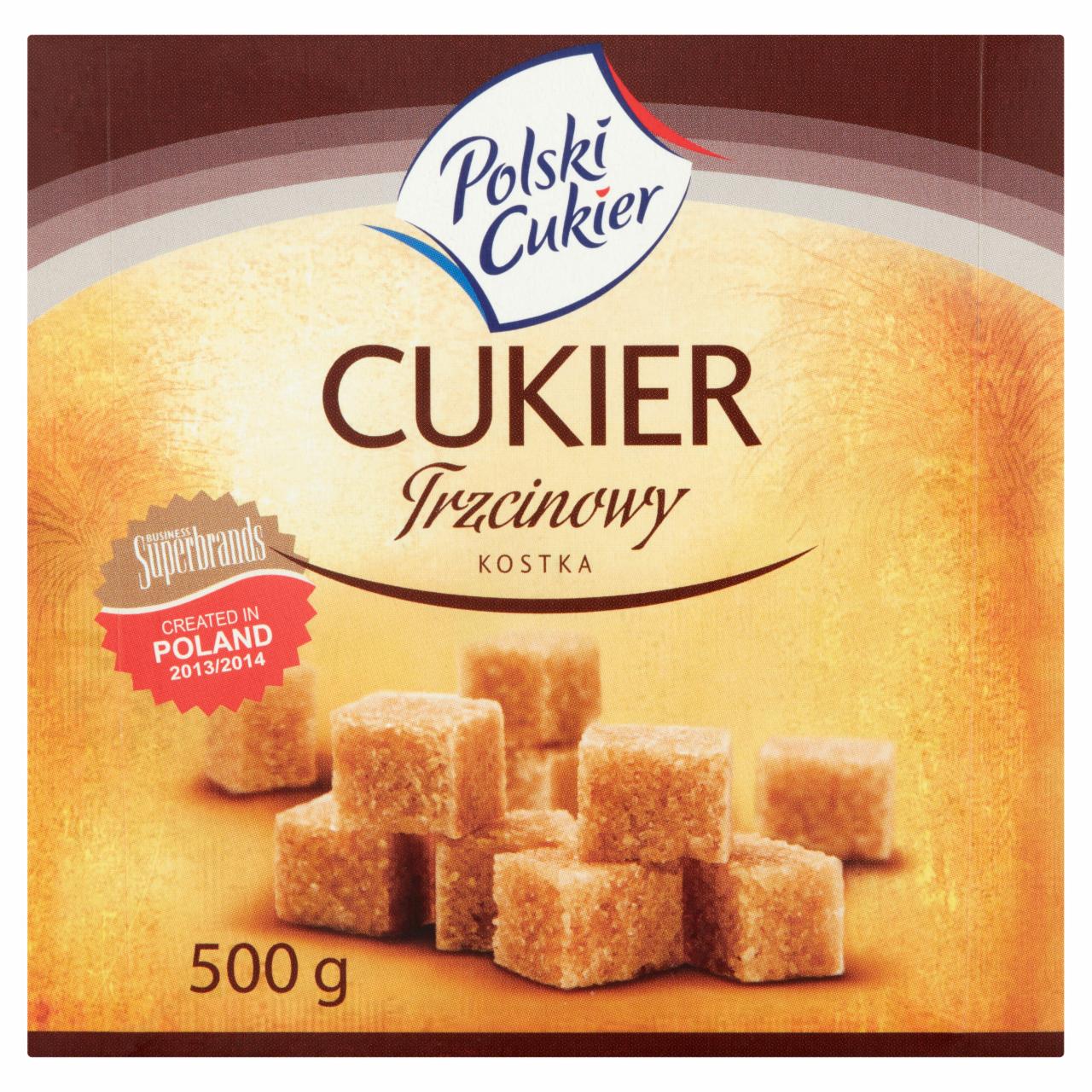 Zdjęcia - Polski Cukier Cukier trzcinowy kostka 500 g