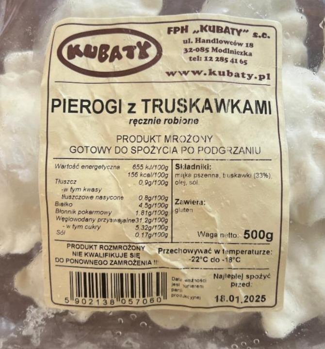 Zdjęcia - Pierogi z truskawkami Kubaty