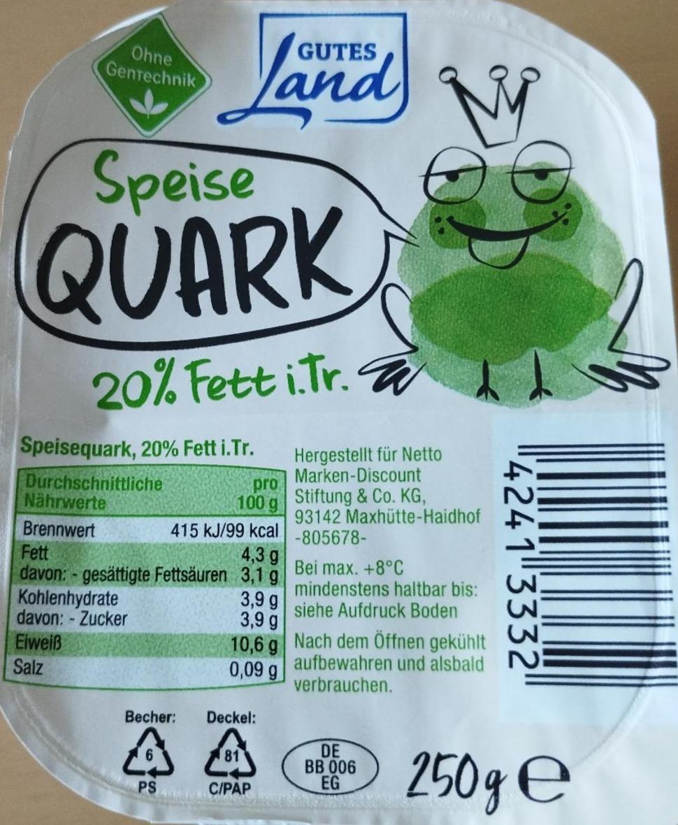 Zdjęcia - Speisequark 20% Gutes Land