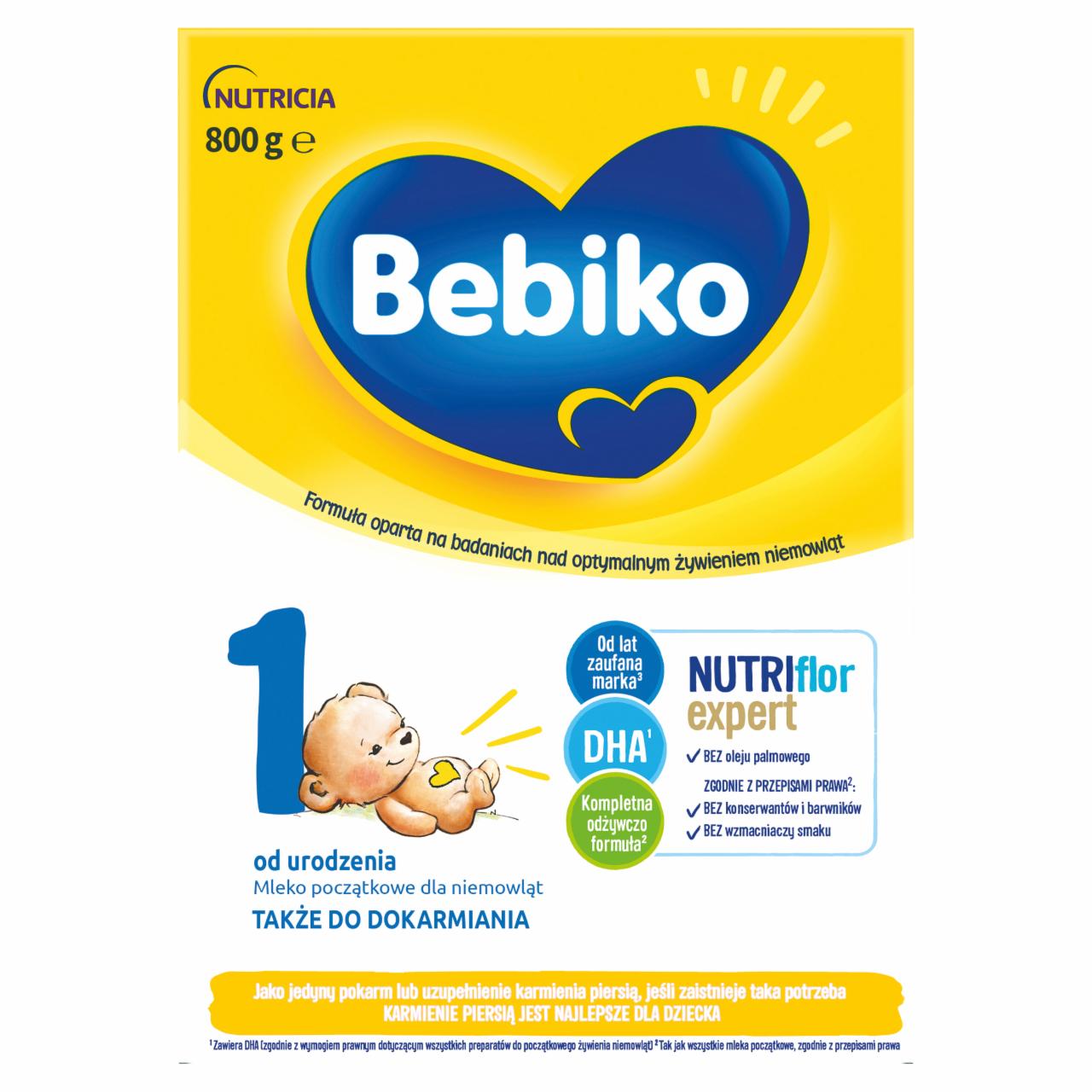 Zdjęcia - Bebiko 1 Mleko początkowe dla niemowląt od urodzenia 800 g (2 x 400 g)