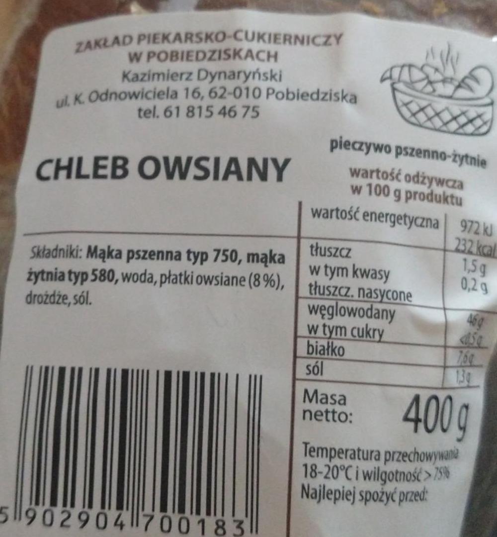 Zdjęcia - Chleb owsiany zakład piekarsko-cukierniczy w pobiedziskach