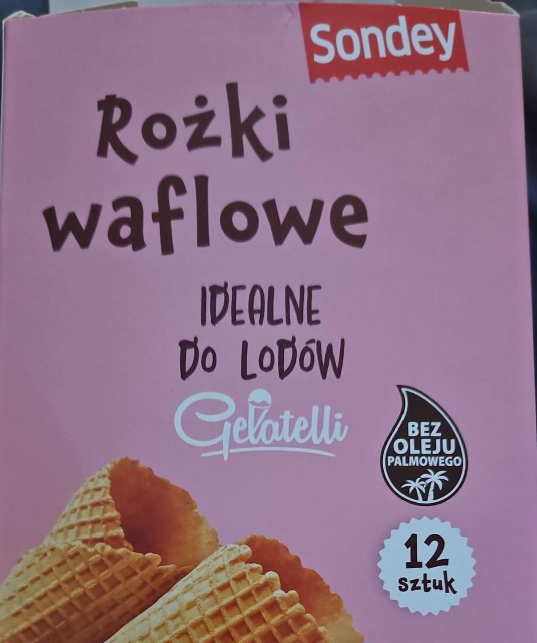 Zdjęcia - Rożki waflowe idealne do lodów gelatelli Sondey