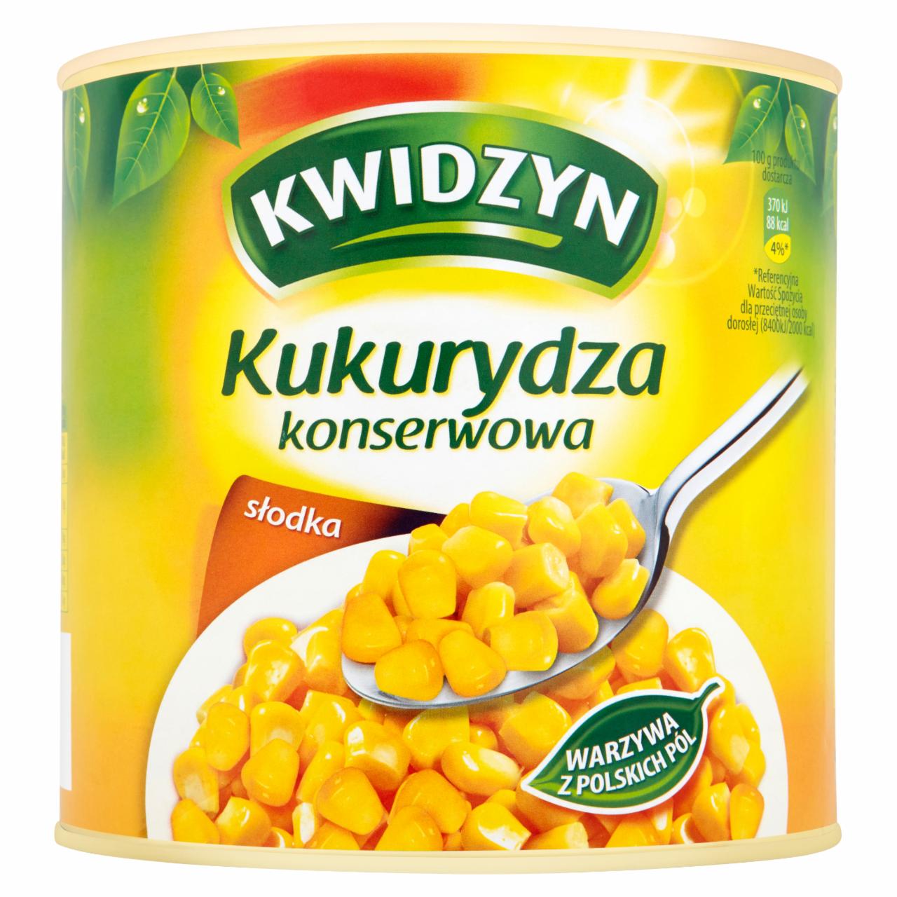 Zdjęcia - Kwidzyn Kukurydza konserwowa 2600 g