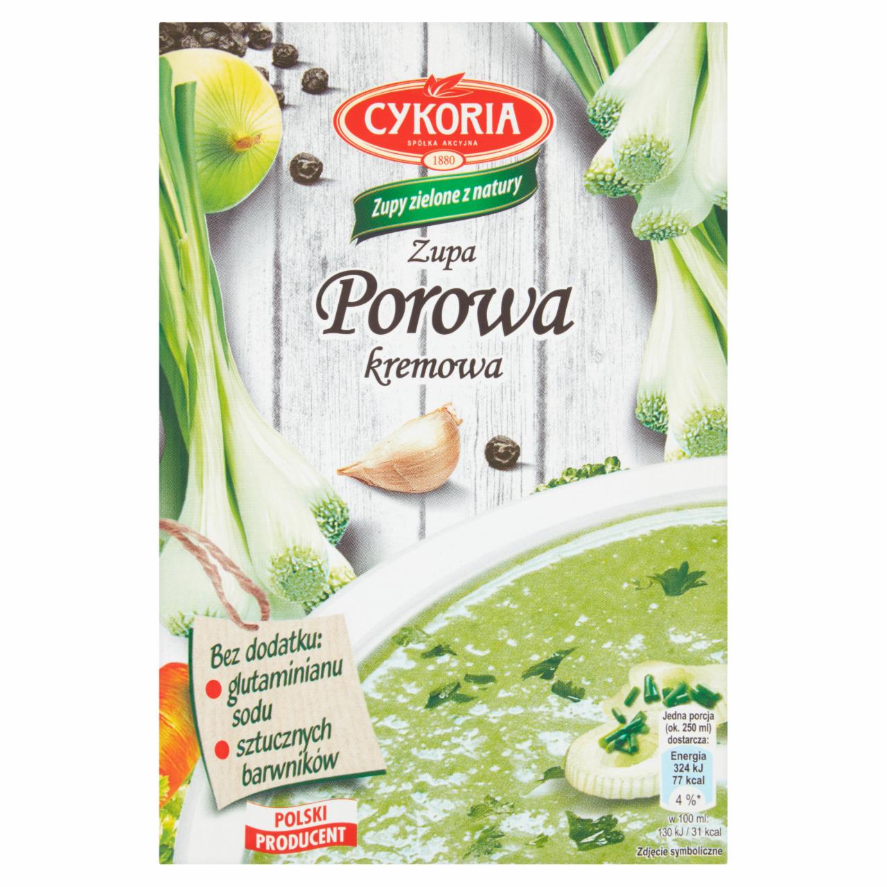 Zdjęcia - Cykoria Zupa porowa kremowa 50 g