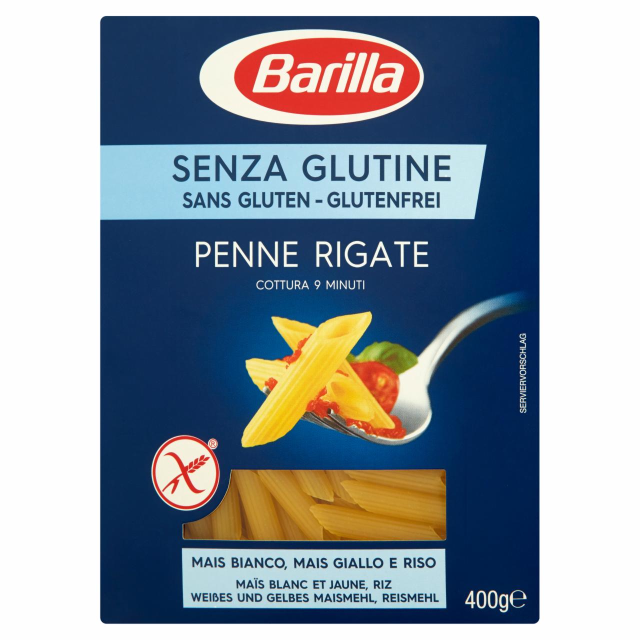 Zdjęcia - Barilla Makaron penne rigate bezglutenowy 400 g