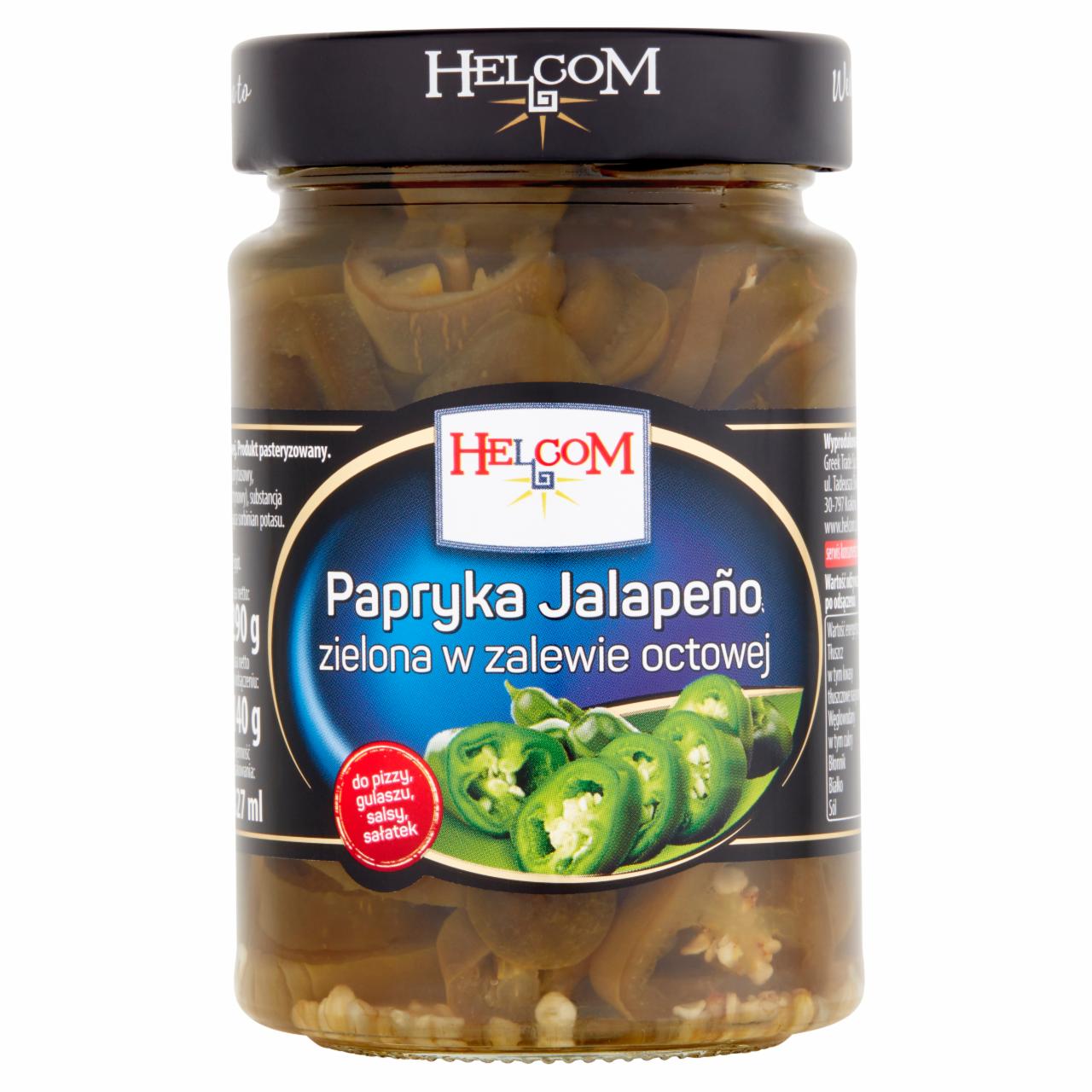 Zdjęcia - Helcom Papryka Jalapeño zielona w zalewie octowej 290 g