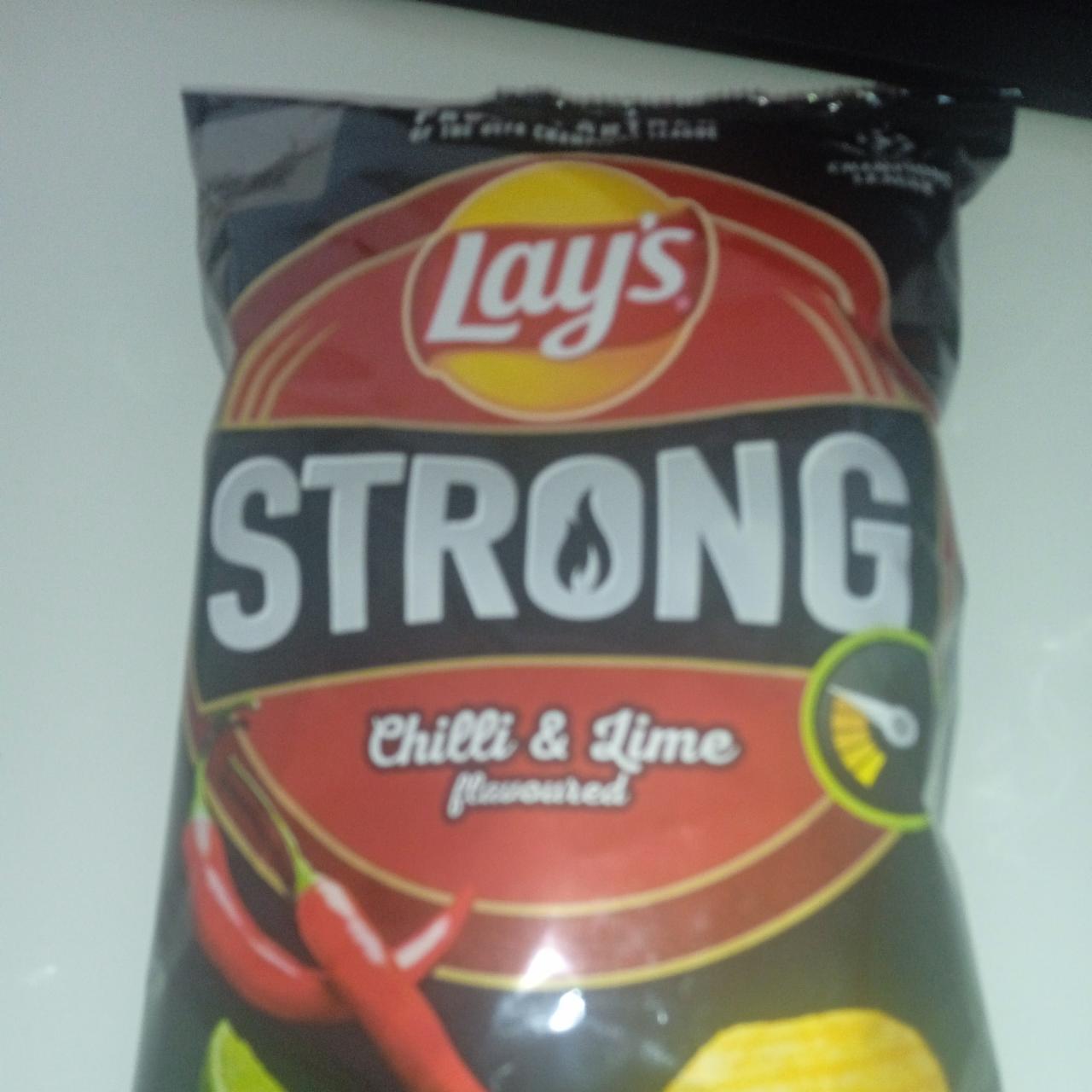 Zdjęcia - Chipsy strong chilli lime Lay's