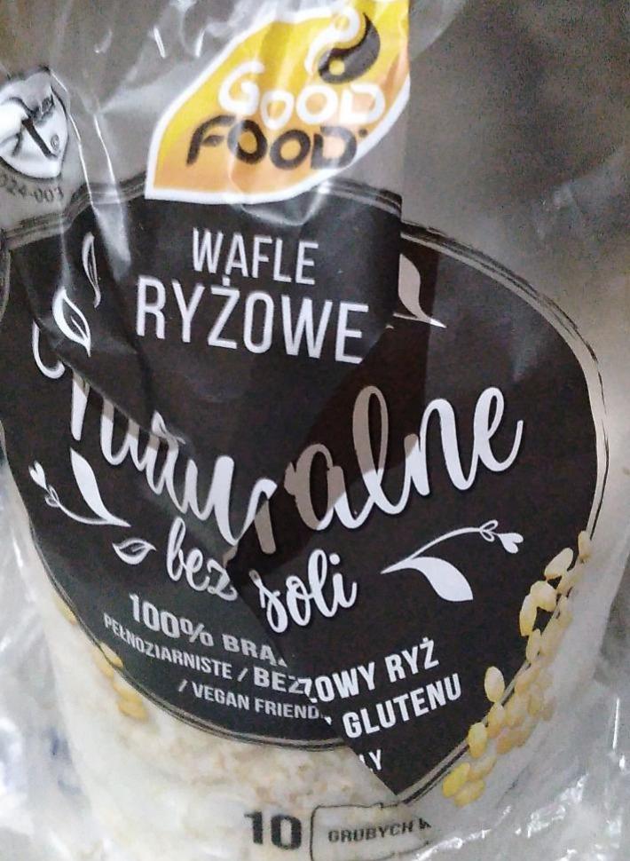 Zdjęcia - Wafle ryżowe naturalne bez soli Good Food