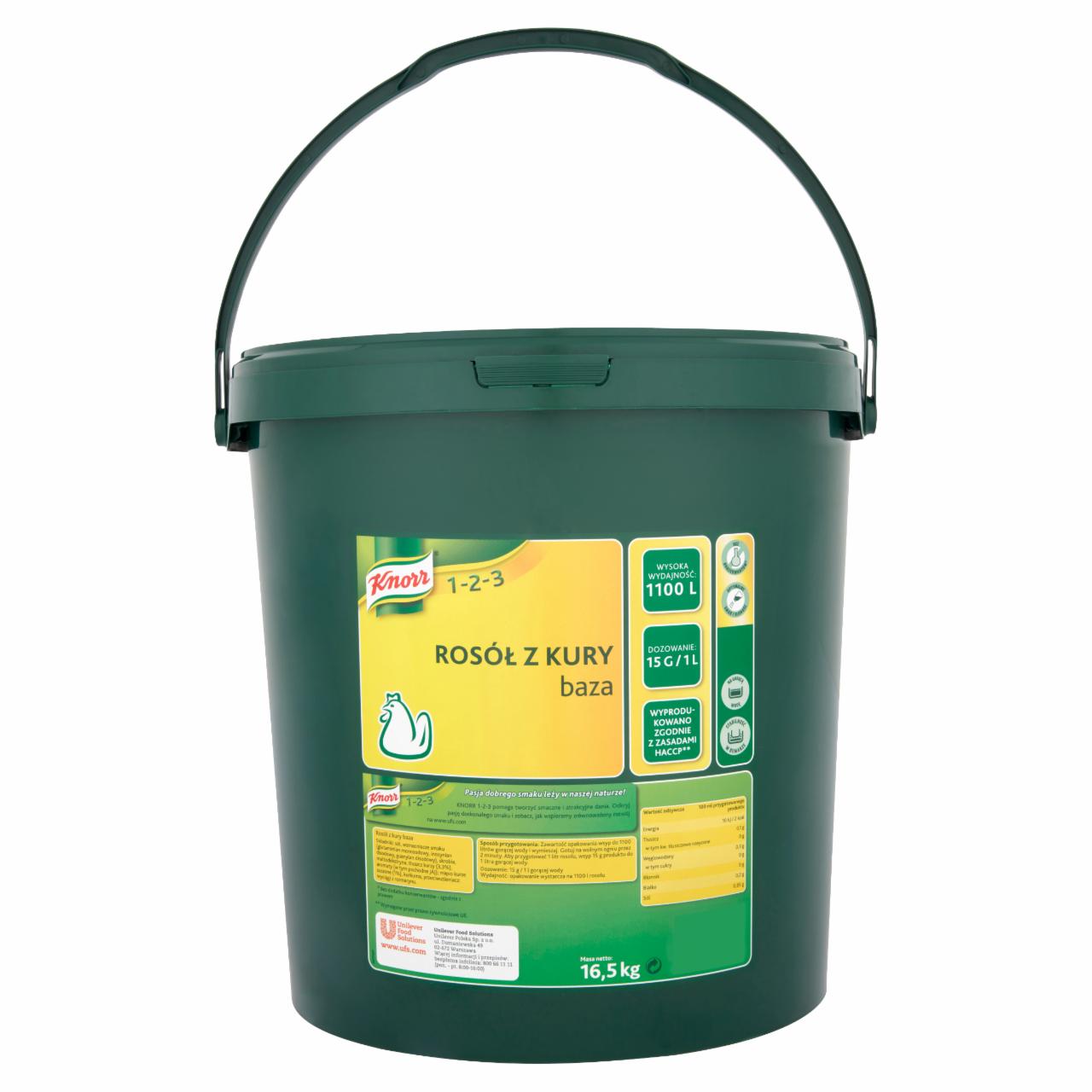 Zdjęcia - Knorr 1-2-3 Rosół z kury baza 16,5 kg