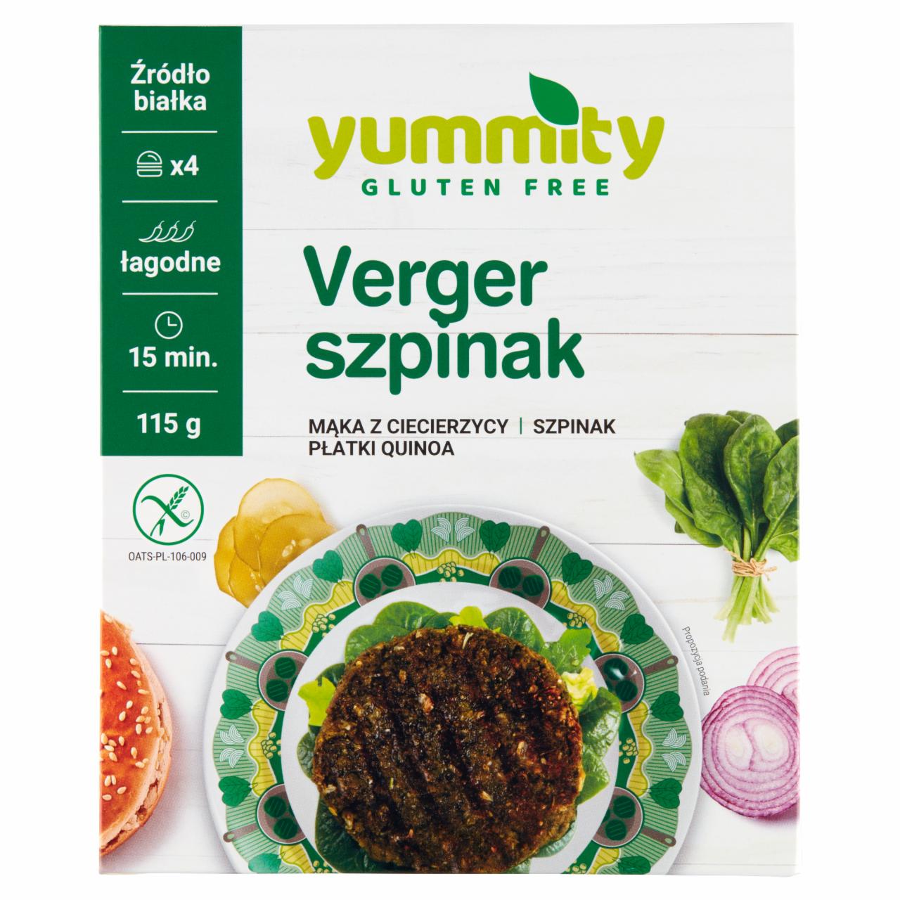 Zdjęcia - Yummity Verger szpinak 115 g