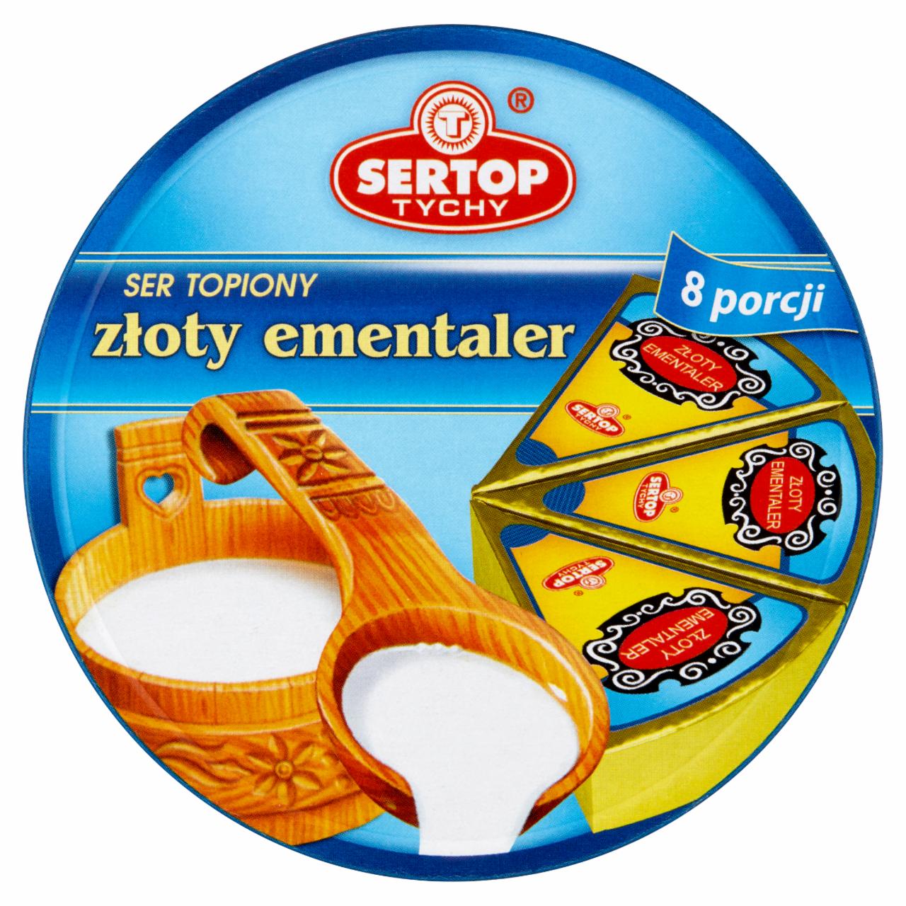 Zdjęcia - Sertop Tychy Ser topiony złoty ementaler 140 g (8 x 17,5 g)