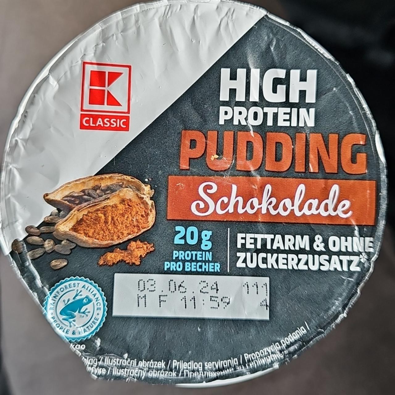 Zdjęcia - High protein pudding schokolade K-Classic