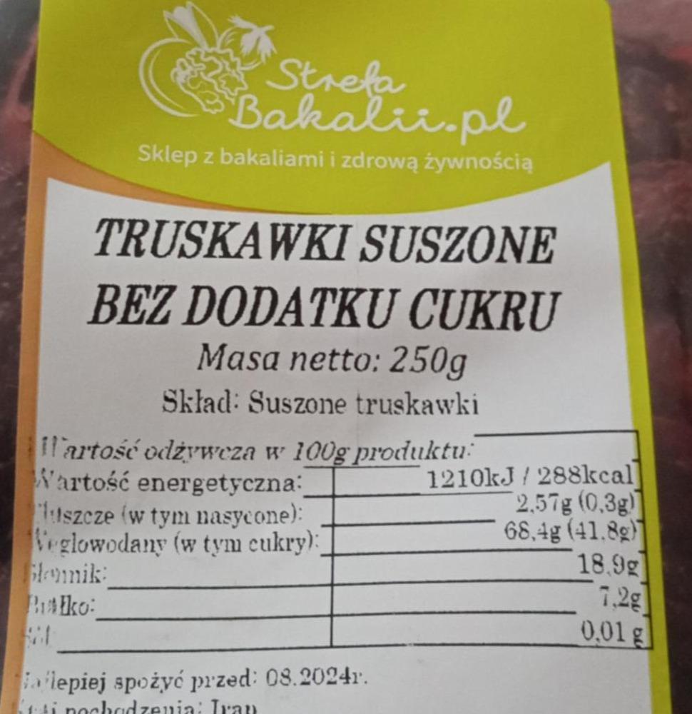 Zdjęcia - Truskawki suszone bez dodatku cukru Strefa Bakalii