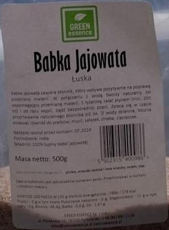 Zdjęcia - Babka jajowata Green essence