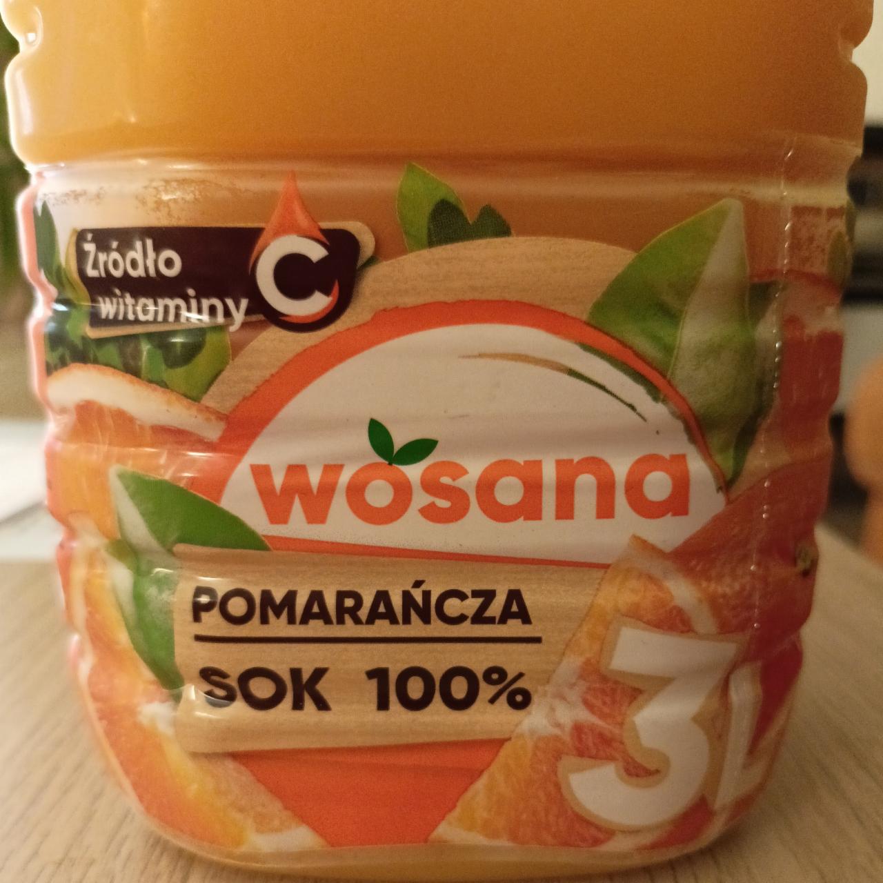 Zdjęcia - Sok pomarańczowy 100% Wosana