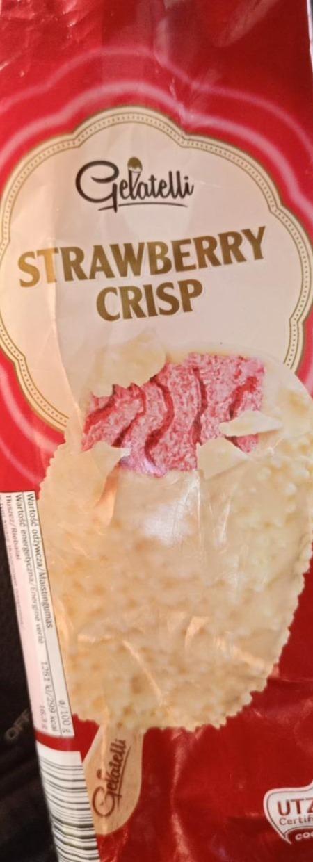 Zdjęcia - Lody strawberry crisp Gelatelli