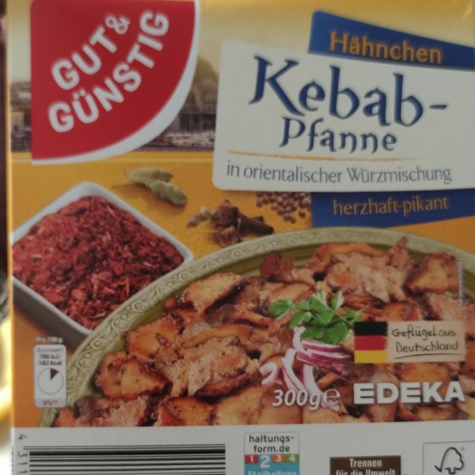 Zdjęcia - Hähnchen Kebab-Pfanne Gut & Günstig