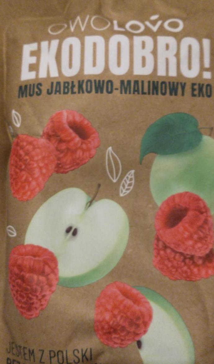 Zdjęcia - OWOLOVO EKODOBRO! Mus jabłkowo-malinowy eko 200 g