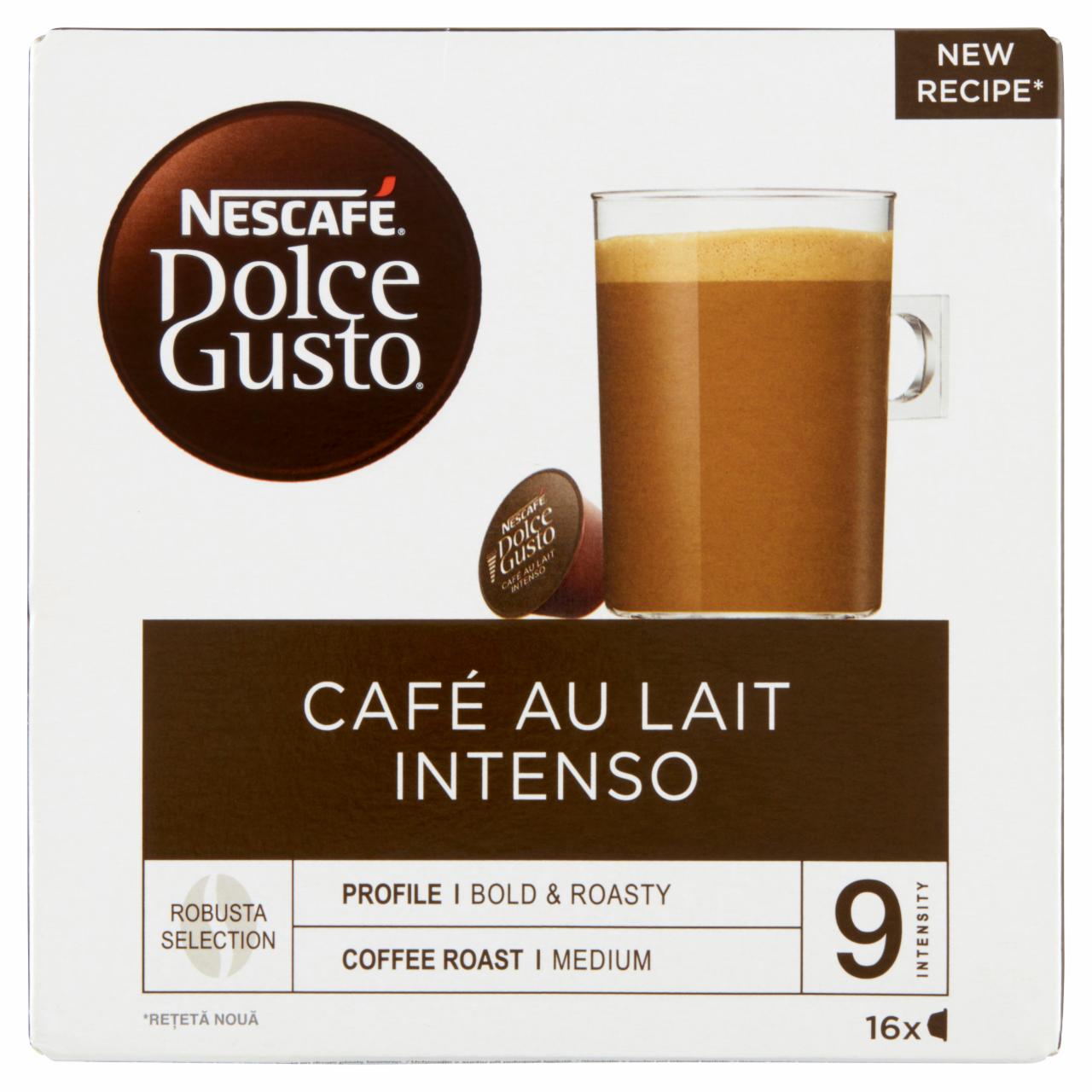 Zdjęcia - Nescafé Dolce Gusto Café au Lait Intenso Kawa w kapsułkach 160 g (16 x 10 g)