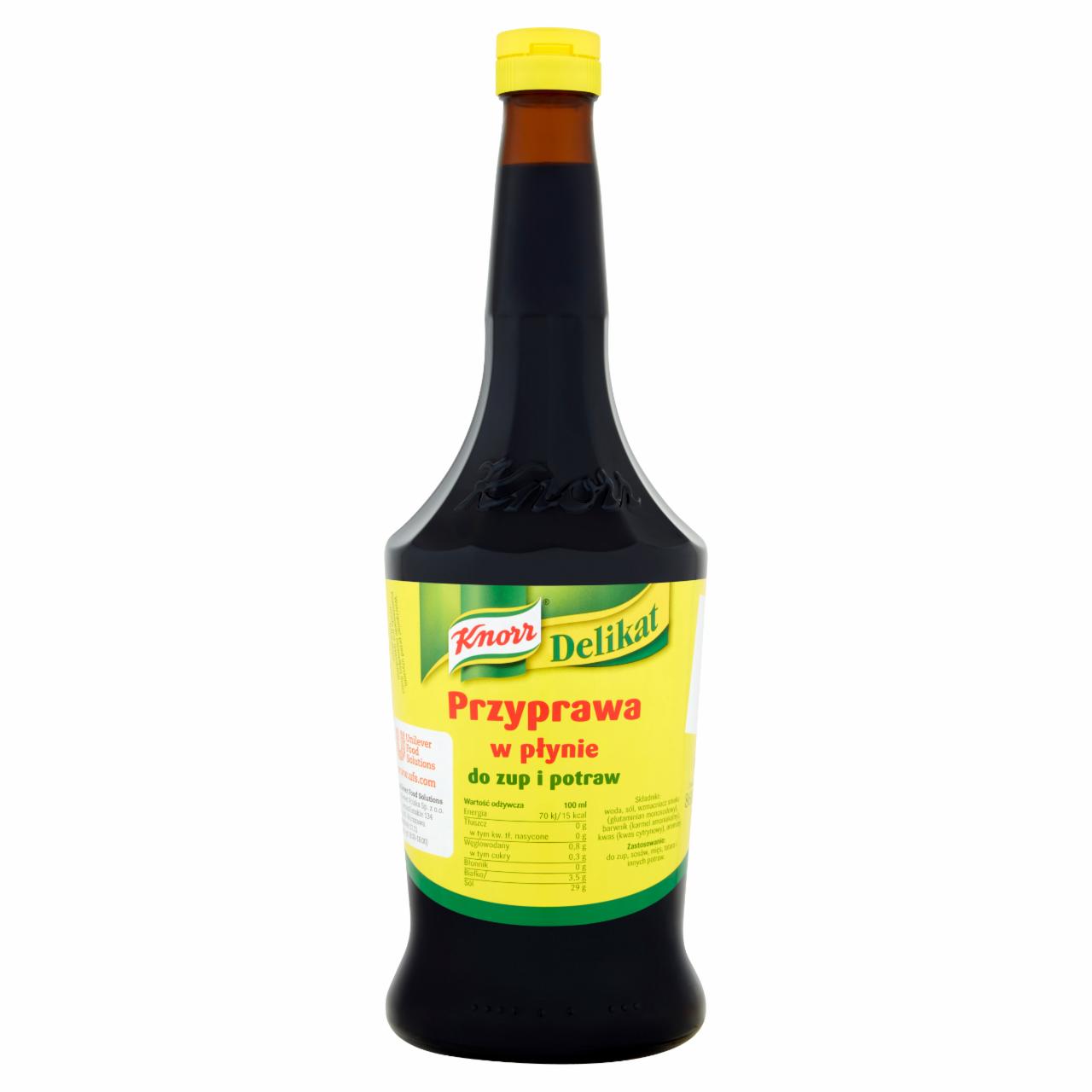 Zdjęcia - Knorr Delikat Przyprawa w płynie do zup i potraw 860 ml