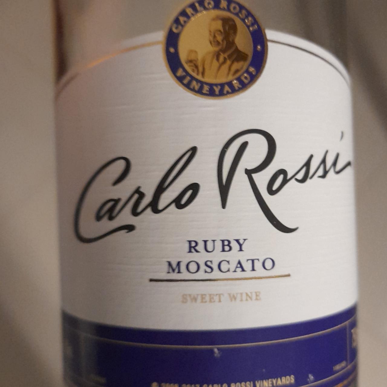 Zdjęcia - Carlo Rossi Ruby Moscato