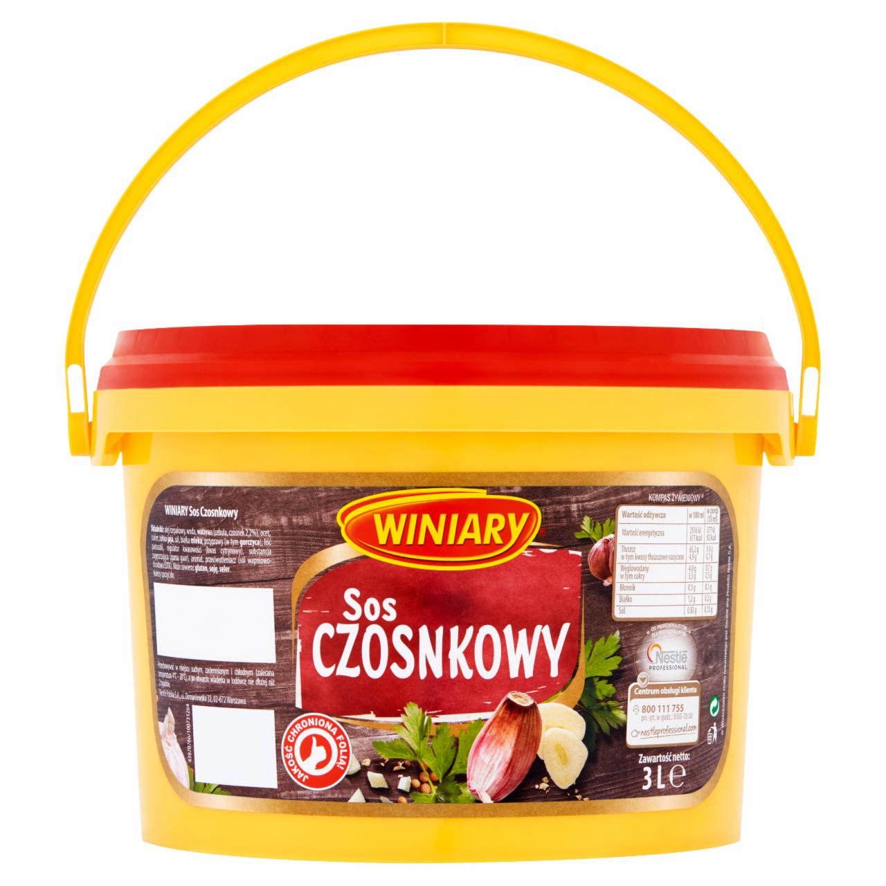 Zdjęcia - Winiary Sos czosnkowy 3 l