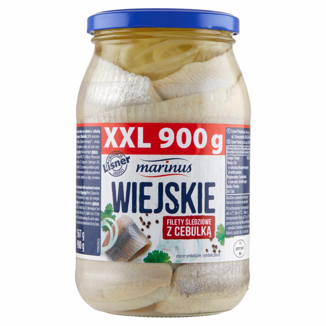 Zdjęcia - Marinus Wiejskie filety śledziowe z cebulką 900 g