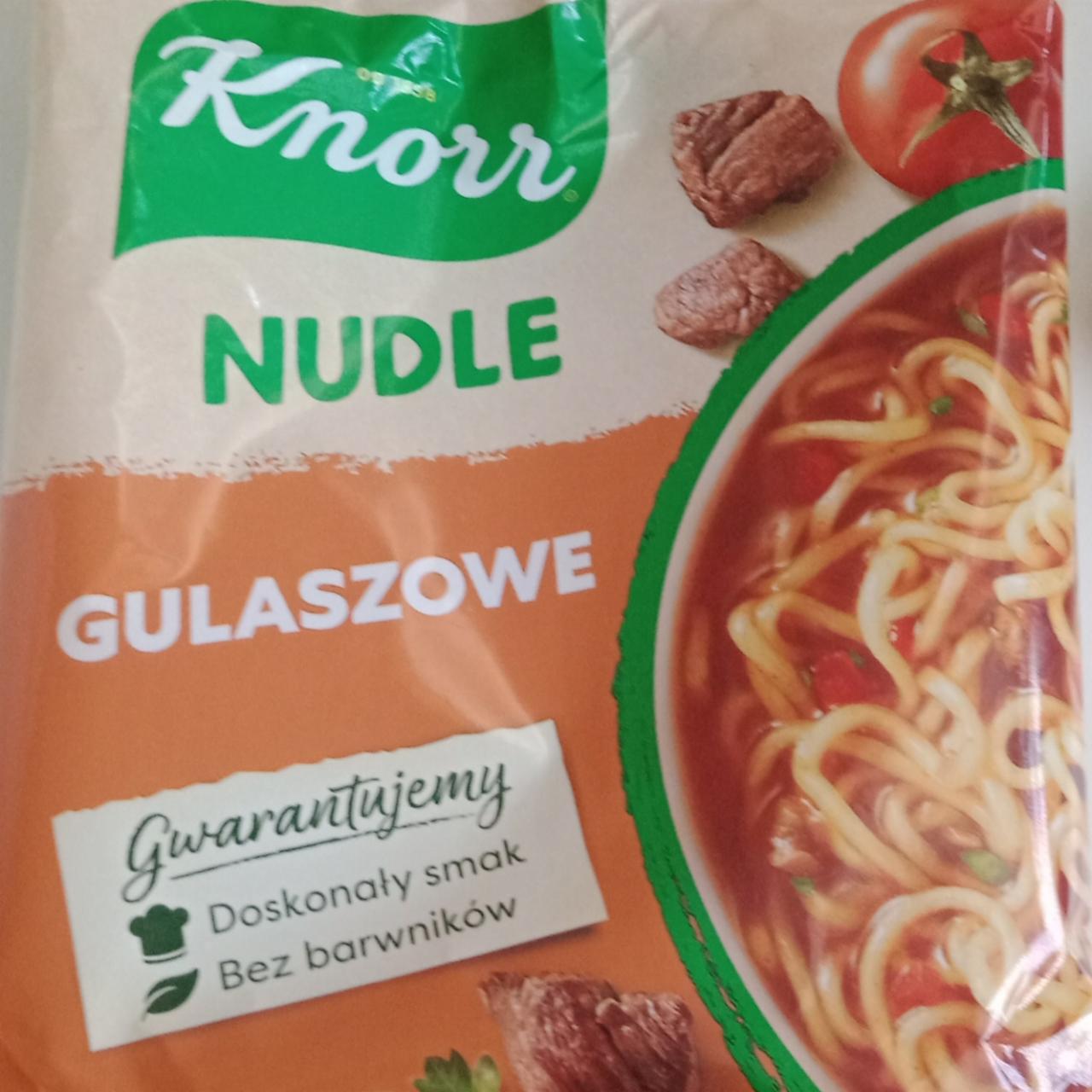 Zdjęcia - Knorr Nudle Zupa-danie gulaszowe 64 g