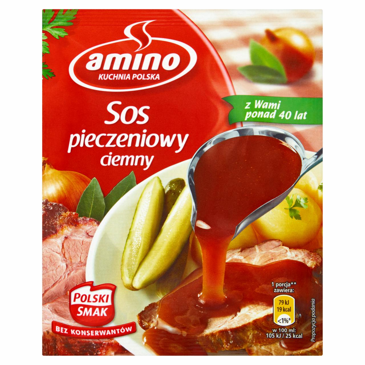 Zdjęcia - Amino Sos pieczeniowy ciemny 38 g