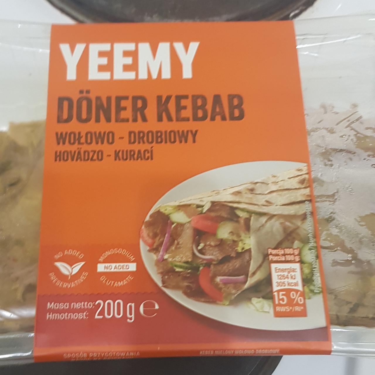 Zdjęcia - Döner kebab wołowo drobiowy Yeemy