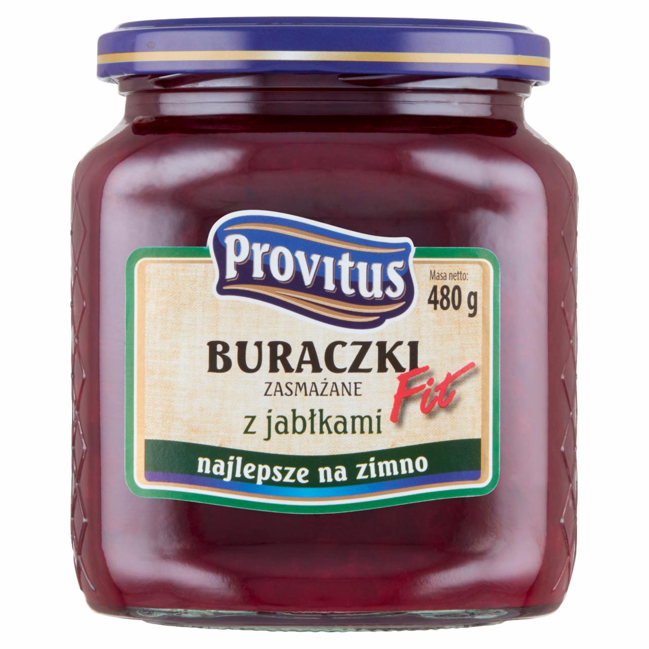 Zdjęcia - Provitus Fit Buraczki zasmażane z jabłkami 480 g