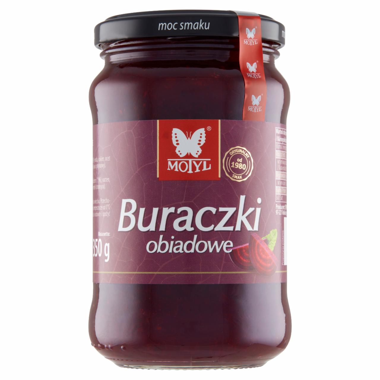 Zdjęcia - Motyl Buraczki obiadowe tarte 350 g