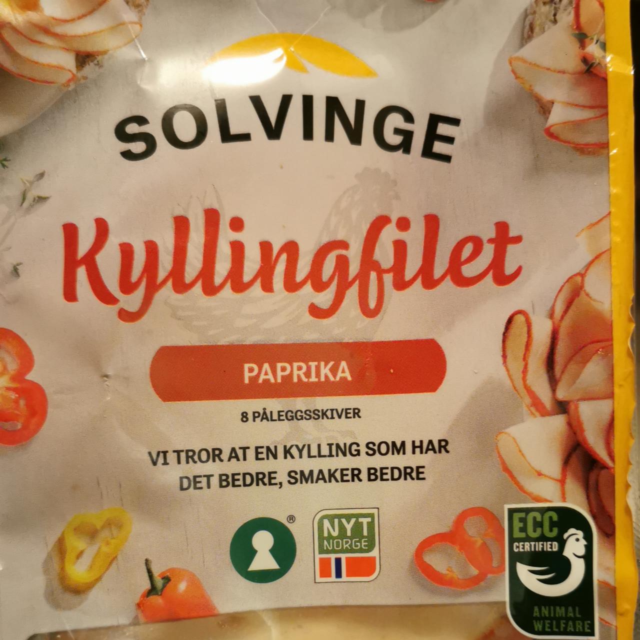 Zdjęcia - Kyllingfilet paprika Solvinge