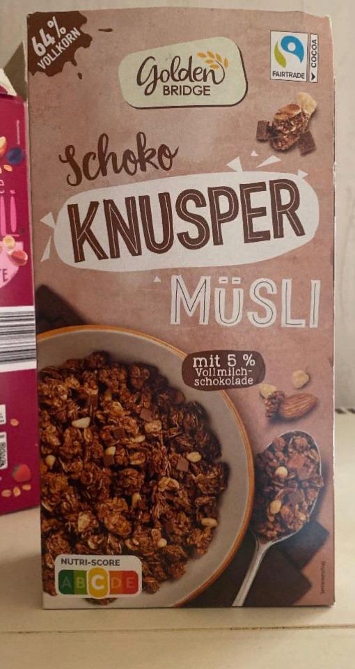 Zdjęcia - Schoko knusper müsli Golden Bridge